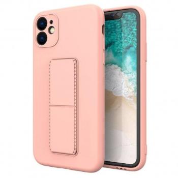 MG Kickstand silikónový kryt na iPhone 11 Pro, ružový
