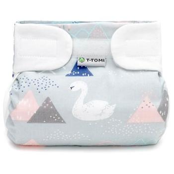 T-TOMI ortopedické abdukčné nohavičky – suchý zips, Swan  (3 – 6 kg) (8594166548756)
