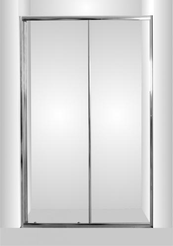 OLSEN SPA - Sprchové dvere do niky SMART - SELVA - Farba rámu zásteny - Hliník chróm, Rozmer A - 150, Smer zatváranie - Univerzálny Ľavé / Pravé, Výplň - Číre bezpečnostné sklo - 4/6 mm OLBSEL15CCBV