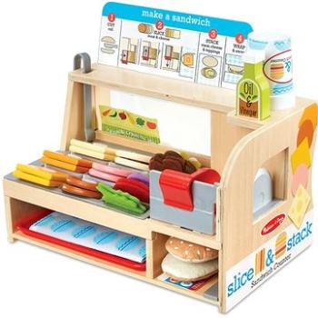 Melissa & Doug - Drevený sendvičový pult (000772416504)