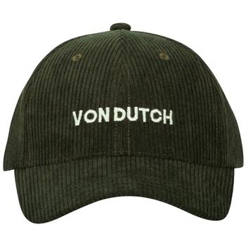 Von Dutch  CASQUETTE BASEBALL  VELOURS COTELE BRODERIE  Šiltovky Zelená