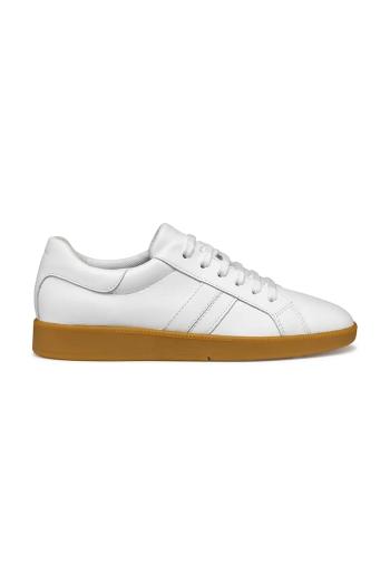 Kožené tenisky Geox D MELEDA dámske, biela farba, D36UGB 00085 C1000