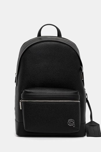 Ruksak Karl Lagerfeld K/ICON pánsky, čierna farba, veľký, jednofarebný, A3M30168