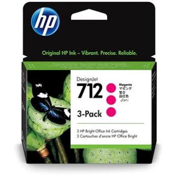 HP 3ED78A č. 712 purpurová multipack