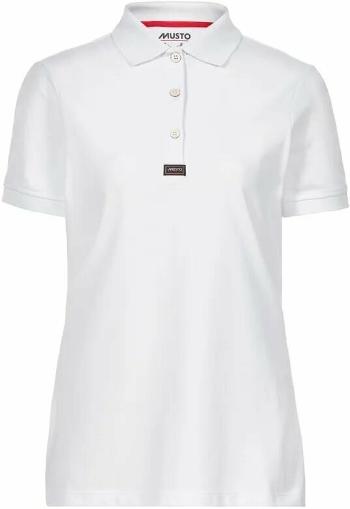 Musto Women's Essentials Pique Polo tričko s krátkym rukávom White XS