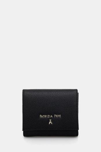 Kožená peňaženka Patrizia Pepe dámska, čierna farba, 8Q0024 L001