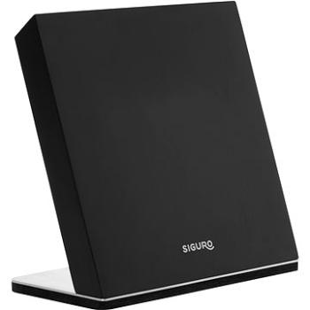 Siguro Stojan na nože Wooden Magnetico čierny (SGR-KB-W521B)