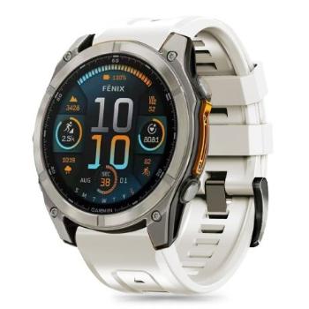 Tech-Protect Silicone remienok na Garmin Fenix 5S / 5S Plus / 6S / 6S Pro / 7S / 8 43mm, titanium