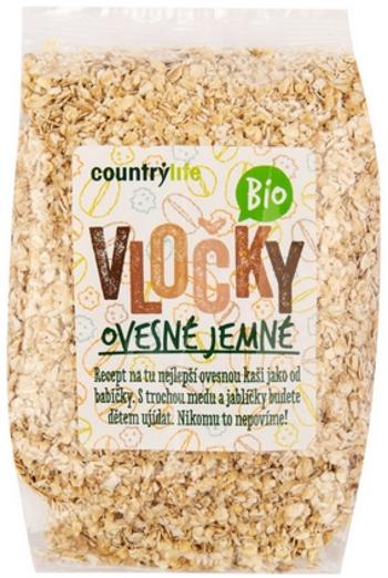 COUNTRY LIFE Vločky ovsené jemné BIO 500 g