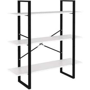 Shumee biela 100 × 30 × 105 cm drevotrieska, 806547