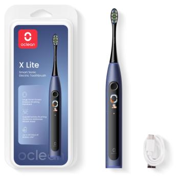 OCLEAN X Lite Dark Blue Sonická kefka tmavomodrá 1 kus, poškodený obal