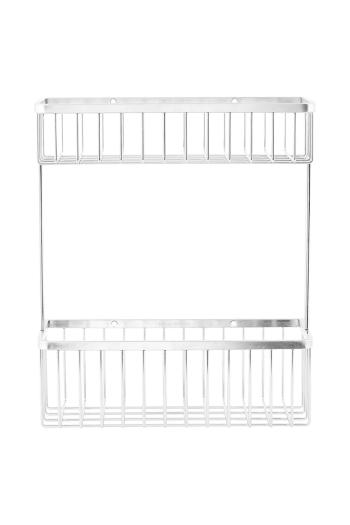Kúpeľňová polica House Doctor HDBath 33 x 28 cm šedá farba