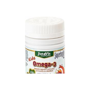 JutaVit Omega-3 kids s pomarančovou príchuťou 45 kapsúl
