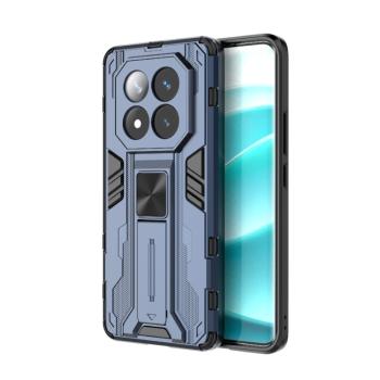 SUPERSONIC Ochranný obal so stojanom pre Xiaomi Redmi Note 14 Pro+ 5G modrý