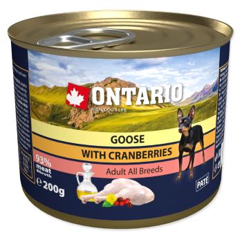 ONTARIO Konzerva husacia s brusnicami 200 g