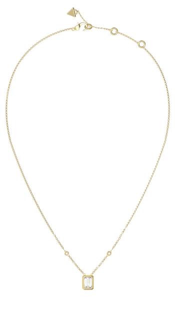 Guess Nestarnúci pozlátený náhrdelník 4G Light JUBN05249JWYGT/U