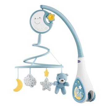 Chicco Kolotoč Next 2 Dreams modrá,CHICCO Kolotoč nad postieľku a závesná hračka 3v1 Next2Dreams modrá 0m+