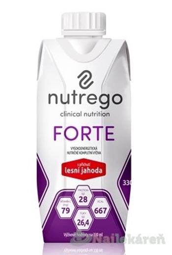 Nutrego FORTE s príchuťou lesná jahoda, 12x330 ml