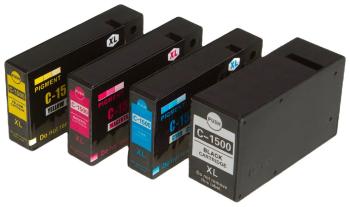 MultiPack CANON PGI-1500-XL - kompatibilná cartridge, čierna + farebná, 1x35ml/3x12ml