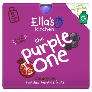 ELLA'S KITCHEN Purple one ovocné pyré s čiernymi ríbezľami BIO 90 g x 5 kusov