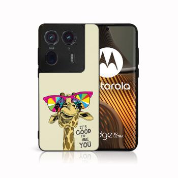 MY ART Ochranný kryt pre Motorola Edge 50 Ultra GIRAFFE (180)