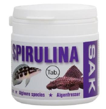 SAK spirulina pre cichlidy a sumce 150ml - TABLETY