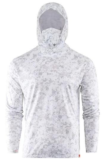 Grundéns tričko tough sun masked hoodie squal camo - xl