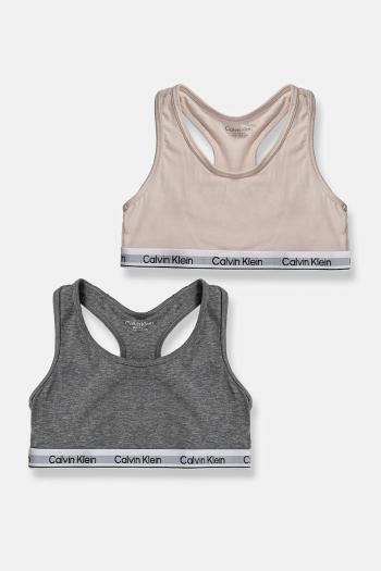 Detská podprsenka Calvin Klein Underwear 2-pak ružová farba, G80G800742