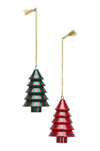 Madam Stoltz karácsonyi dísz 5 x 7 cm 2 db