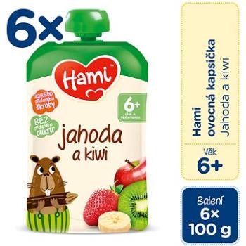 Hami Jahoda a kivi 6× 100 g (5900852055089)