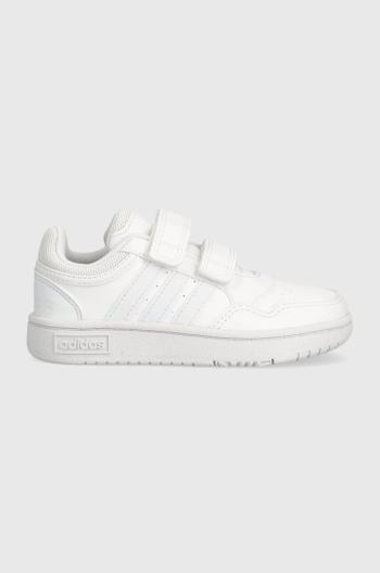 Detské tenisky adidas Originals HOOPS 3.0 CF C biela farba