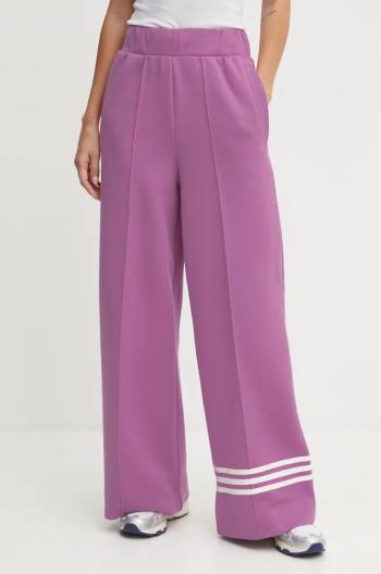 Tepláky adidas Originals Neuclassics CL Trackpant fialová farba, vzorované, JH3774