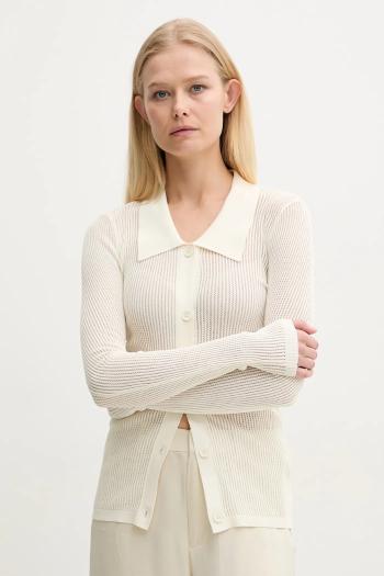 Kardigán Silvian Heach KOHLES dámsky, béžová farba, tenký, GPP25448CD
