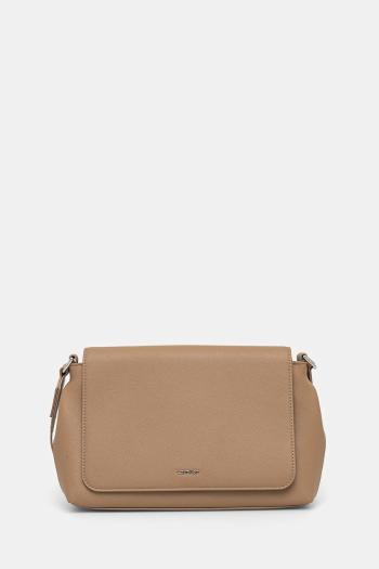 Kabelka Calvin Klein béžová farba, K60K613085