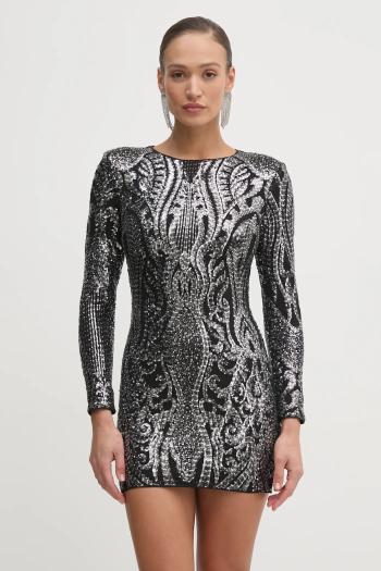 Šaty Marciano Guess ISLA strieborná farba, mini, rovný strih, 4RGK72 6219A