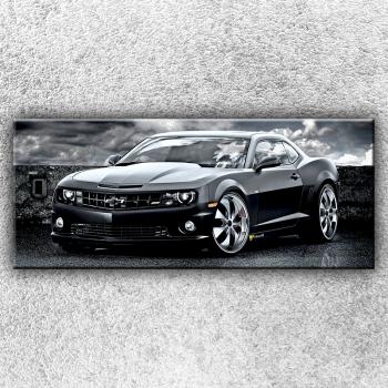 Foto na plátno Čierny Chevrolet 120x50 cm