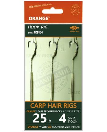 Life orange nadväzce carp hair rigs s1 14 cm 3 ks - 4 25 lb