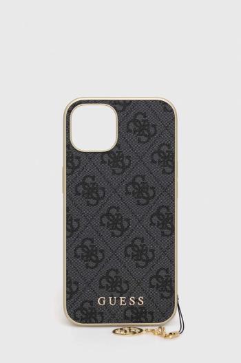 Puzdro na mobil Guess Iphone 13 6,1" šedá farba