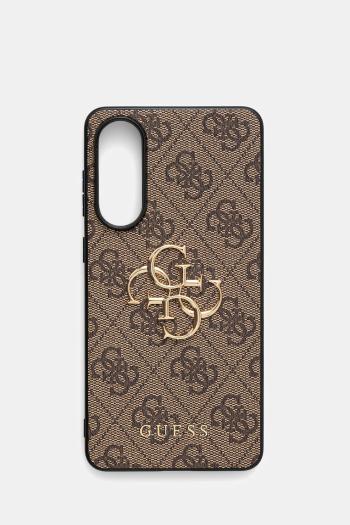Puzdro na mobil Guess Samsung Galaxy S25 Edge hnedá farba, GUHCS25E4GMGBR