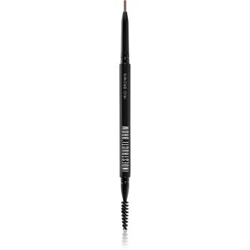 BPerfect IndestructiBrow Pencil dlhotrvajúca ceruzka na obočie s kefkou odtieň Irid Brown 10 g