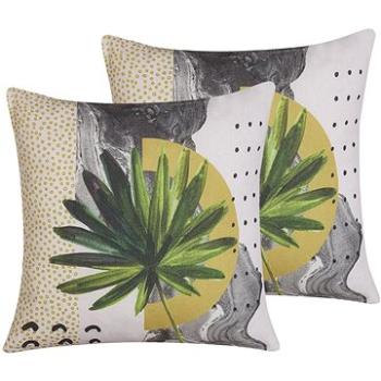 BELIANI, Sada 2 vankúšov 45 × 45 cm viacfarebná HOLCUS, 257246 (beliani_257246)
