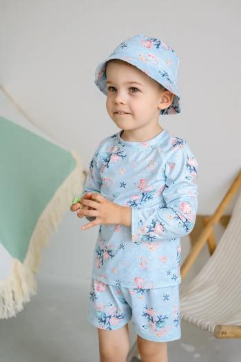 Detský klobúk Jamiks PIKSI tyrkysová farba, JLH098