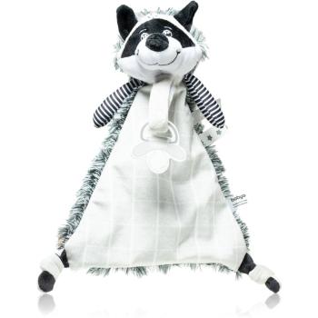 BabyOno Toy morzsolgatós szundikendő csattal Racoon Rocky 1 db