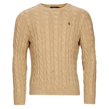 Polo Ralph Lauren  SC23-LS DRIVER CN-LONG SLEEVE-SWEATER  Svetre Béžová