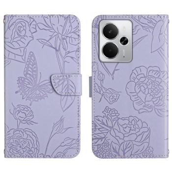 ART BLOSSOM Peňaženkový obal pre Realme 14 5G fialový