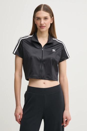 Tričko adidas Originals SHORTSLEEVE TT dámske, čierna farba, JD0277
