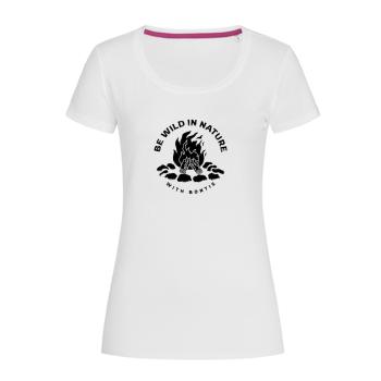 Bontis Dámske tričko CAMPFIRE - Biela | XL
