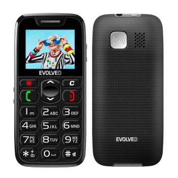 Mobiltelefon EVOLVEO EasyPhone fekete