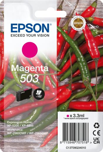 Epson 503 T09Q340 C13T09Q34010 purpurová (magenta) originálna cartridge