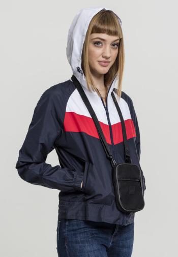 Urban Classics Ladies 3-Tone Windbreaker navy/white/fire red - L